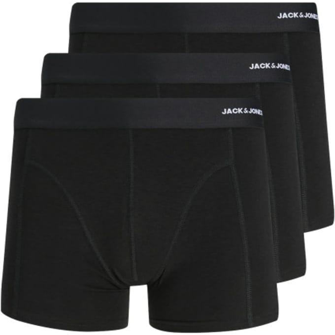 Jack & Jones Heren plus size boxershorts trunks jacbasic bamboo 3-pack