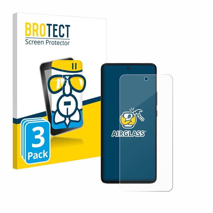 Screenprotector 3 Stuks voor Motorola Moto G84 Beschermglas transparant