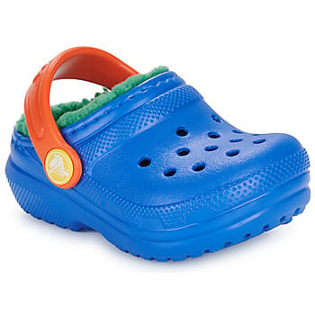 Crocs Classic Lined Clog T - Kinderen - Clogs - Kobalt Blauw - Maat 24/25