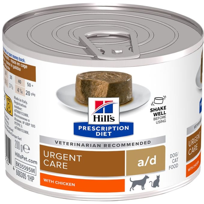 Hill's Prescription Diet a/d Kattenherstelvoer met Kip - 12 x 200 g