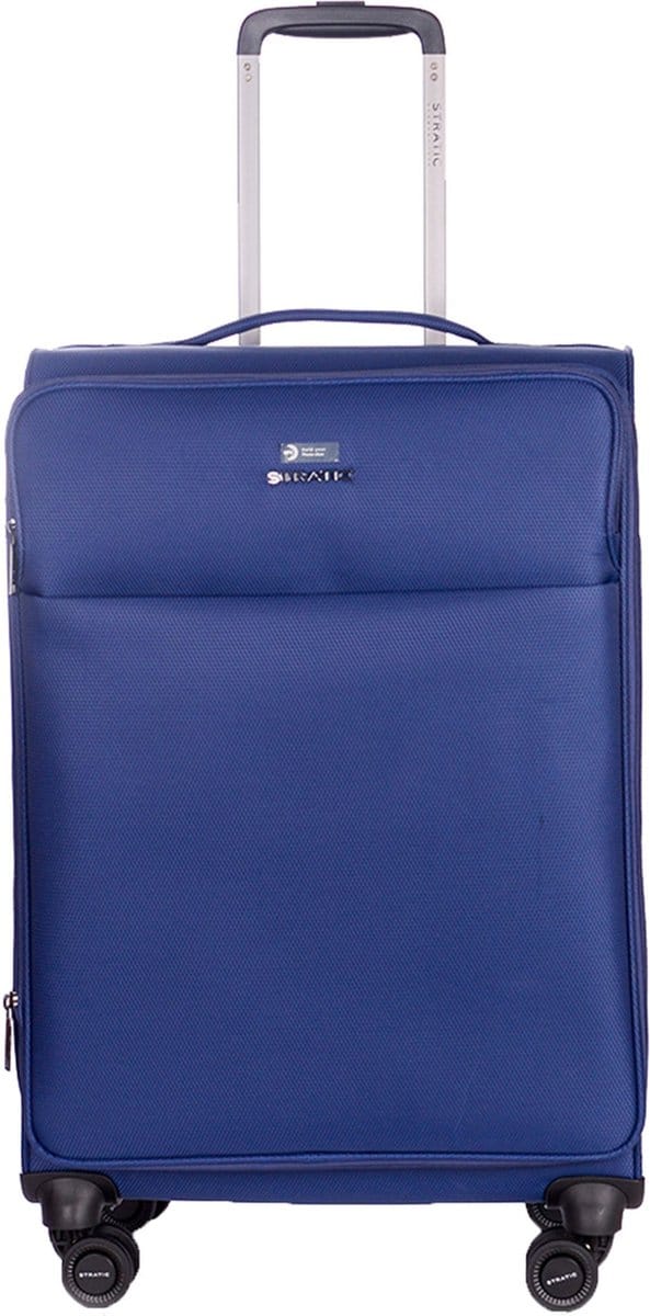 Stratic Light+ - zachte koffer - medium– 68x43x26 cm – 2,5 kg - 61-68 L – lichtgewicht – donkerblauw
