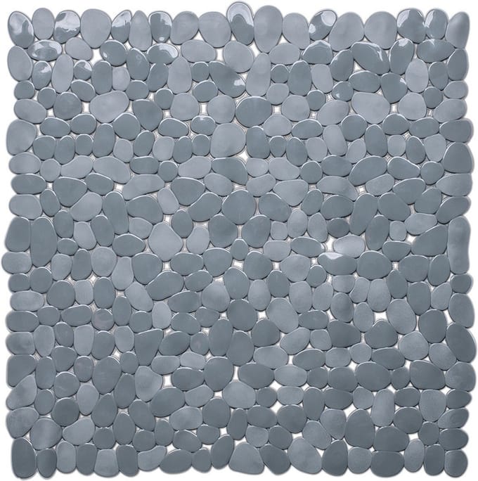 Wicotex Douche mat - grijs - 53 x 53 cm - vierkant - Schimmelbestendig - Anti-slip