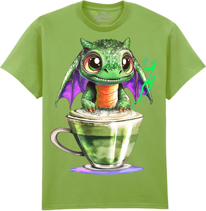 Draak Matcha Latte Dragon The Coloured House T-shirt M