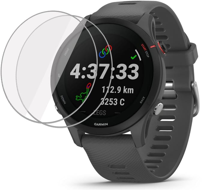 ChiGuard Screenprotector 2x geschikt voor GARMIN Forerunner 255 Screenprotector - Beschermglas - Gehard Glas - GuardCover