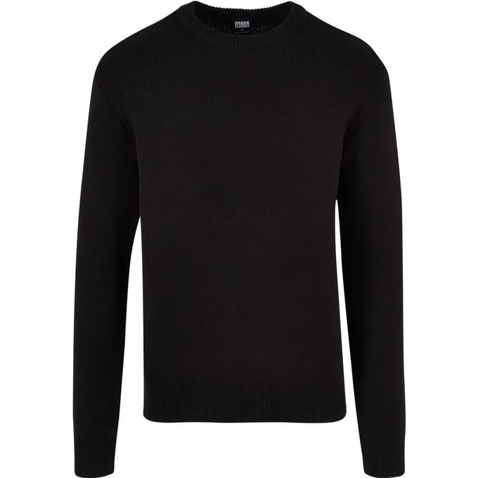 Urban Classics - Heavy Oversized Gebreide trui - XL - Zwart
