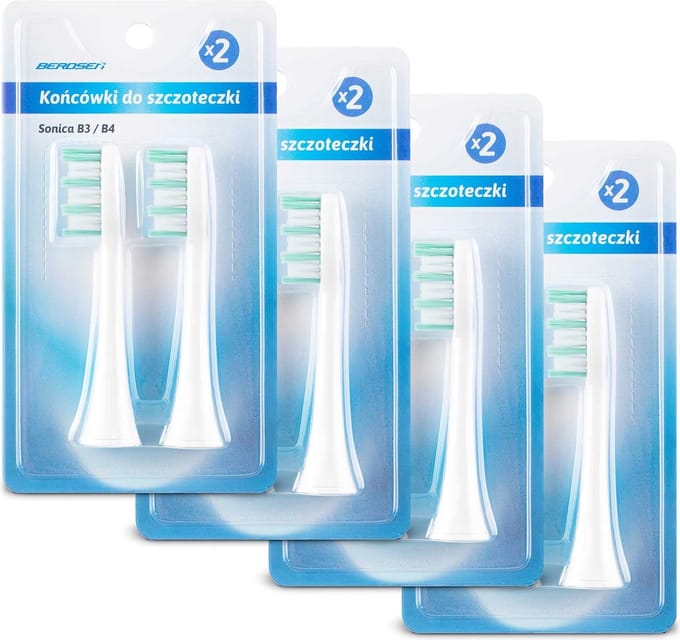 Sonic toothbrush opzetstukken Berdsen - 8 stuks