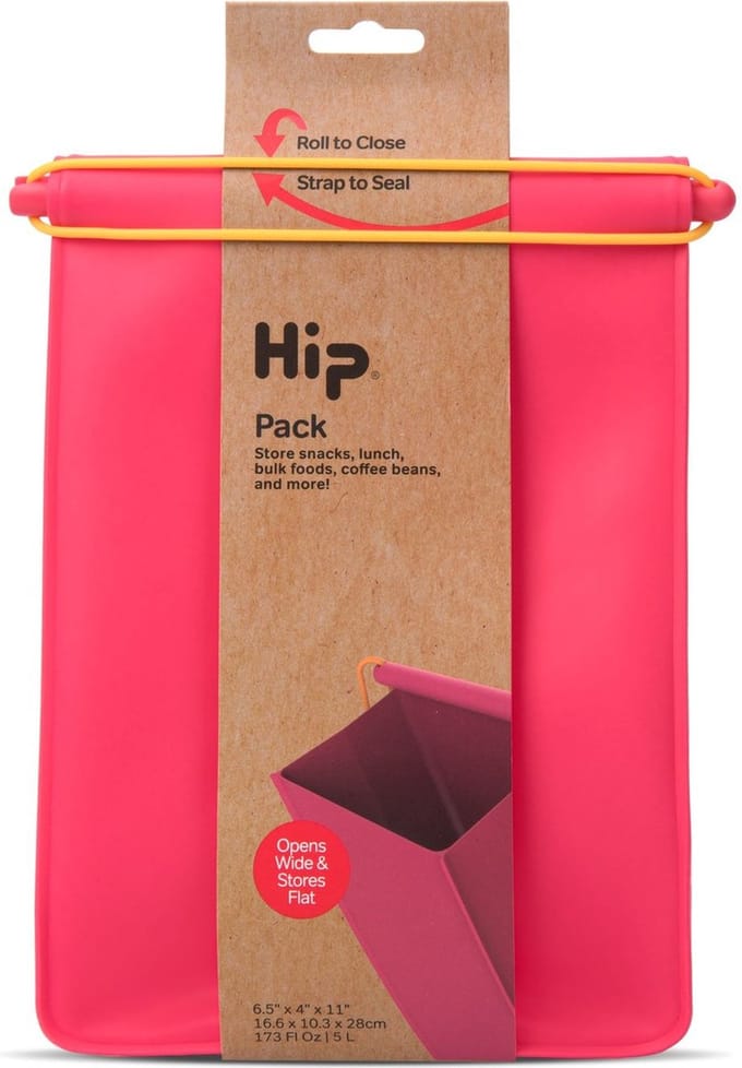 Herbruikbare Lunchzak, Pack - Groot, 4.1 Liter, Roze - HIP