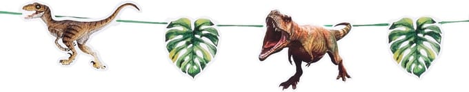 Boland - Kartonnen slinger T-rex - Dino's - Dino - Kinderfeestje