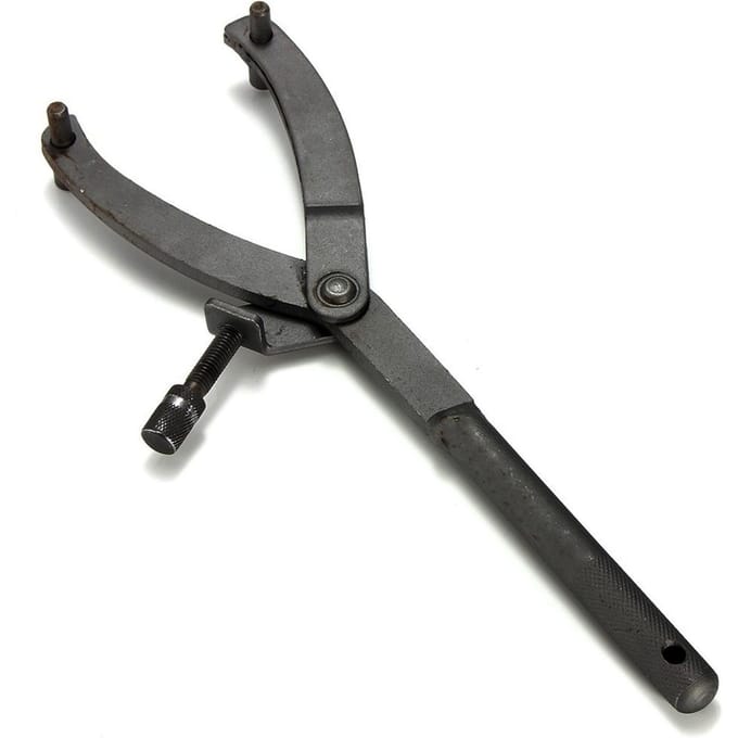 Clé à molette réglable, extracteur de magnéto d'embrayage, outil de réparation noir