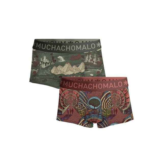Muchachomalo Heren 2-pack trunks maze life