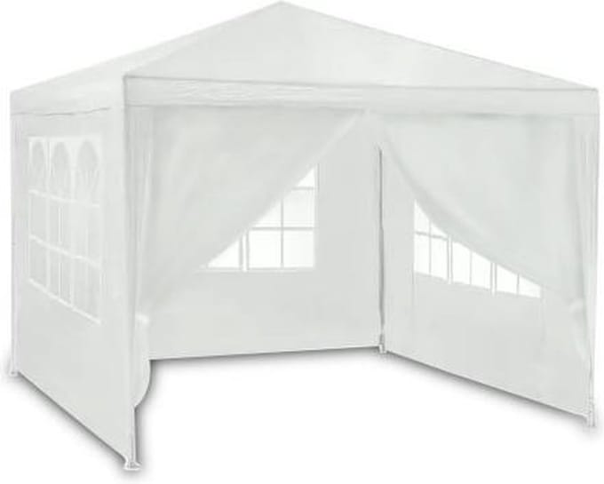 Partytent - 3x3 meter - met 4 zijwanden - wit