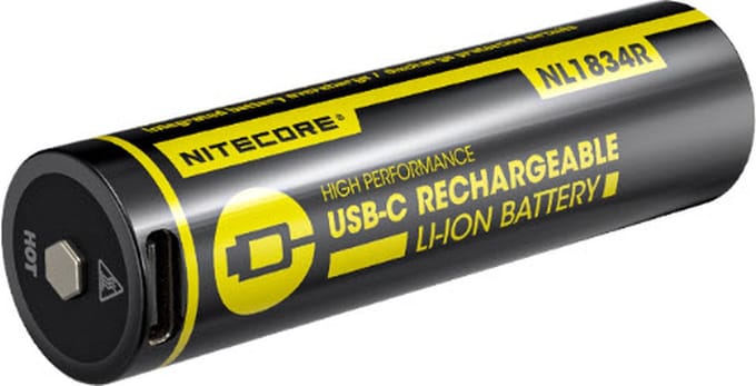 Nitecore NL1834R Li-ion 3400mAh 3.6V + Micro USB 18650
