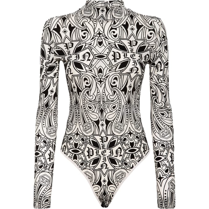 Tulle Long-Sleeved Body Gothic Plein