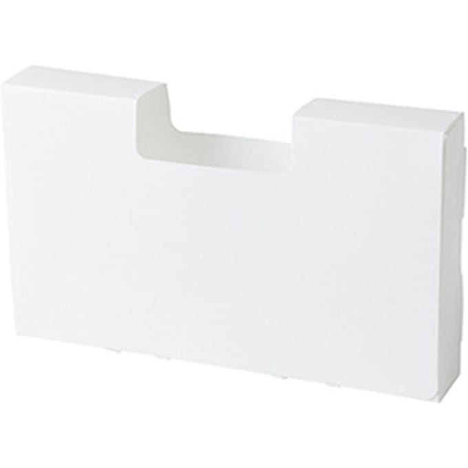 Vershoudfolie Opbergdoos Multifunctionele Keukendispenser PP Plastic Organizer voor Vuilniszak Small white