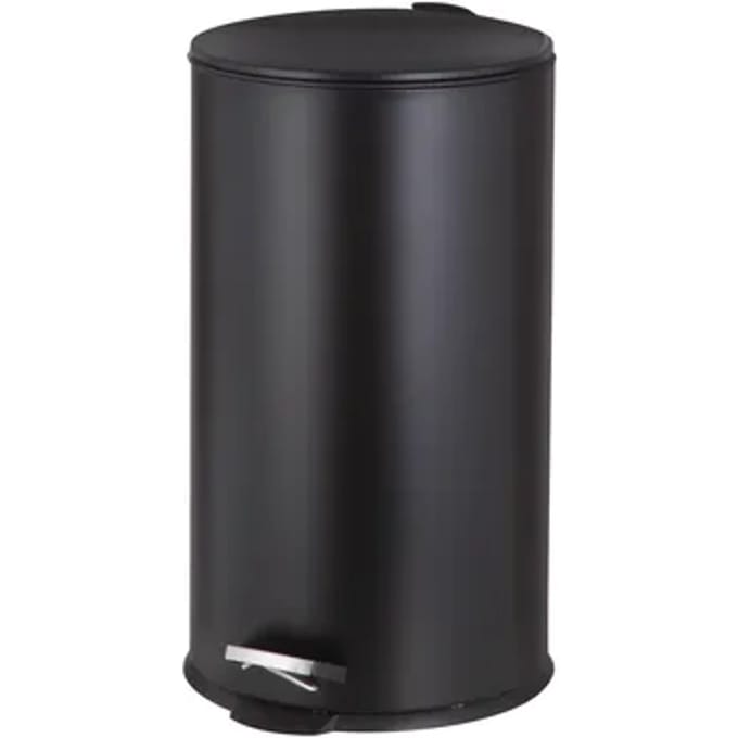 Decomode Pedaalemmer New - Metaal - Zwart - 29x29x43.5cm - 20l
