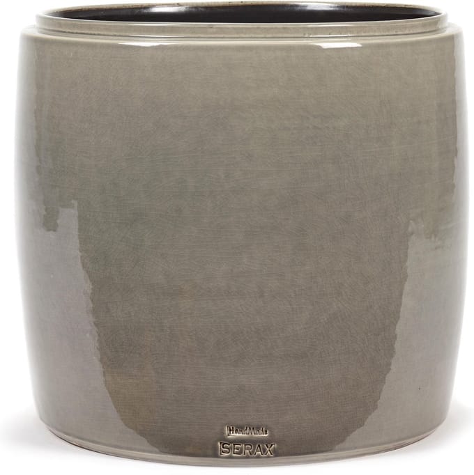 Serax - Glazed shades - Bloempot M - Grijs - 34 Ø