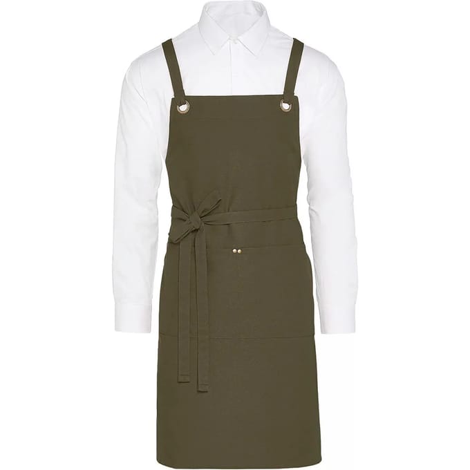 Vrouwen schort met bretels SG Accessories Bistro Provence