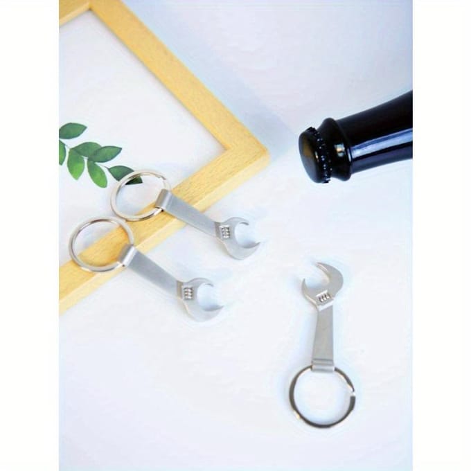 1pc Décapsuleur Design Clé, Décapsuleur, Bière, Ouvre-boîte, Cadeau pour Père one-size argenté