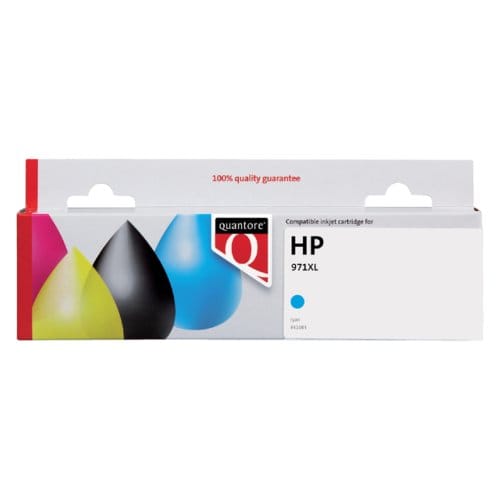 Inktcartridge Quantore alternatief tbv HP CN626AE 971XL blauw