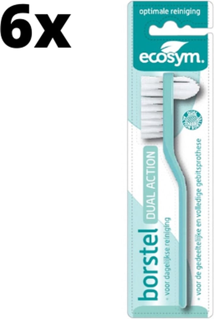Ecosym Dagbehandeling Gebitsborstel - 6 stuks - Voordeelverpakking