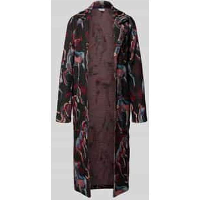 Relaxed fit lange cardigan in All-over look