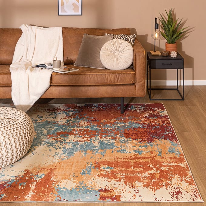 Fraai Modern vloerkleed - Sarge Meerkleurig - 160x230cm