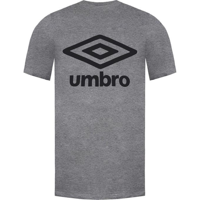 Umbro Groot Logo Heren Grijs T-Shirt