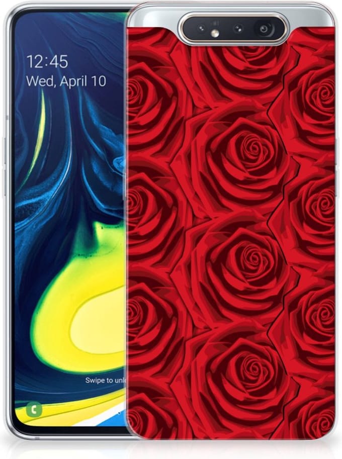 Samsung Galaxy A80 TPU Case Red Roses
