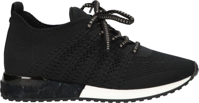 La Strada Sneaker Zwart Knitted - Damesschoenen - Maat - 37