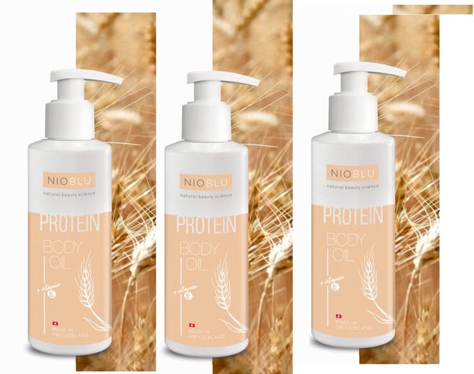 NIOBLU- Protein - Body - Oil - 3-pack