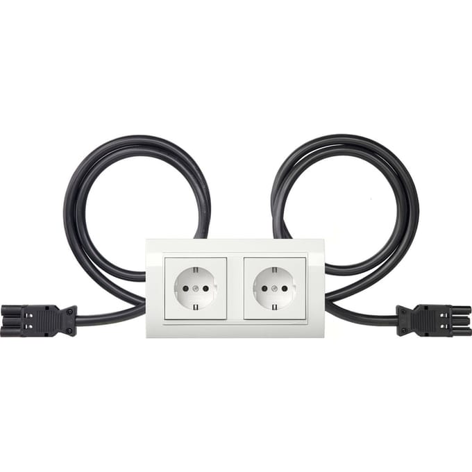 Gira Standaard 55 Dubbele SCHUKO Stopcontact Met Frame - 4931023