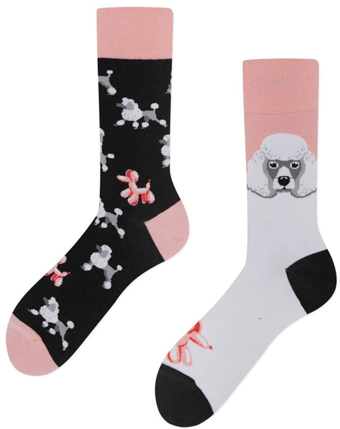 Many Mornings heren sokken the poodles multi