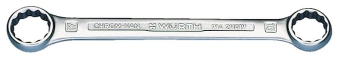 Wurth - Dubbele ringsleutel - Metrische dubbele ringsleutel met POWERDRIV® Sleutelwijdte 10 x