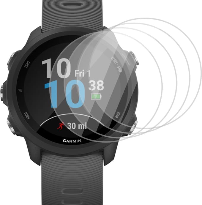 4x Screenprotector geschikt voor Garmin Forerunner 245 - Folie Screen Protector geschikt voor Garmin Forerunner 245