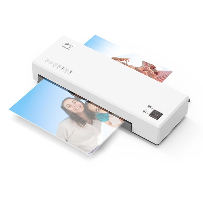 OSMILE – ensemble de machines à plastifier de bureau, format A4, système de stratification à chaud et à froid, à 2 rouleaux, 9 pouces maximum EU Plug