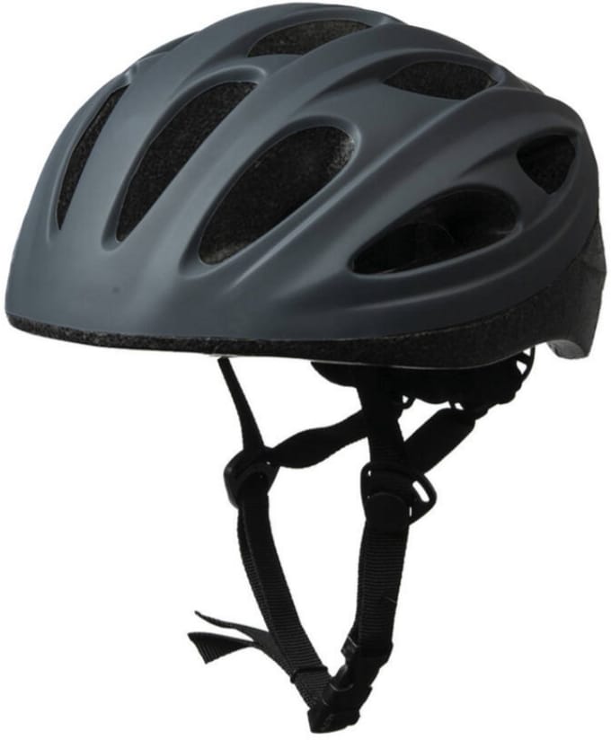 Fietshelm - Volwassen - Verstelbaar - Maat S 52-54 cm - Donker Grijs