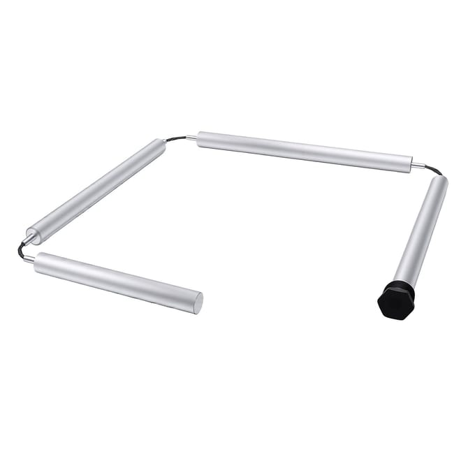 44 Inch Flexibele Anoderod 3/4 Inch NPT Schroefdraad 4-delige Scharnierende Anoderod voor Boiler white