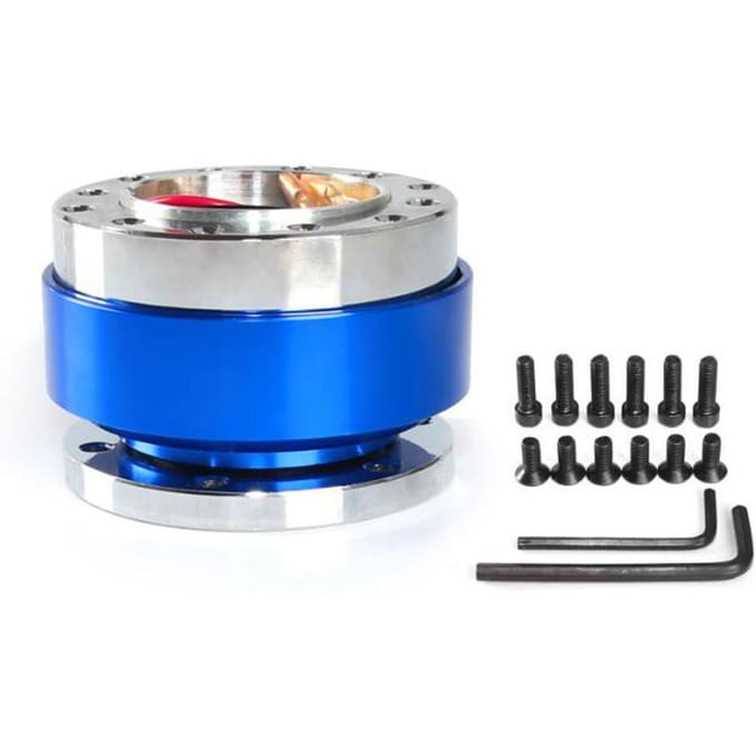 Stuurwiel Quick Release Hub Adapter Aluminiumlegering Snap Off Boss Kit met Schroefbouten Auto Auto