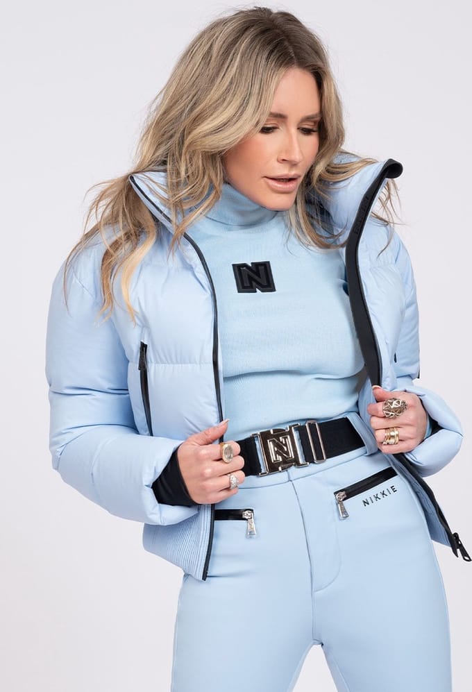 NIKKIE - geneva ski jacket - Ski jack dames - Lichtblauw