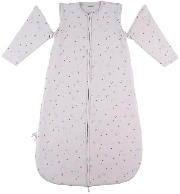 Noukie's B&M Slaapzak – 70 cm – Afritsbare mouwen – Jersey – Geluksduiven