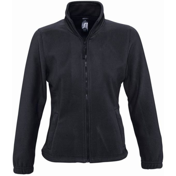 SOLS Dames/dames North Full Zip Fleece Jacket (Houtskool)