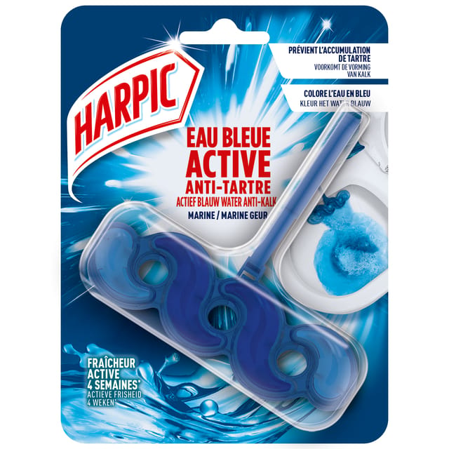 Harpic Active Fresh 6 – Blauw Water – Toiletblok – 1 stuk