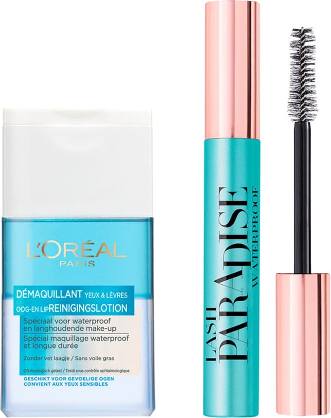 L'Oréal Paris Dermo Expertise Reinigingslotion & Lash Paradise Mascara Pakket