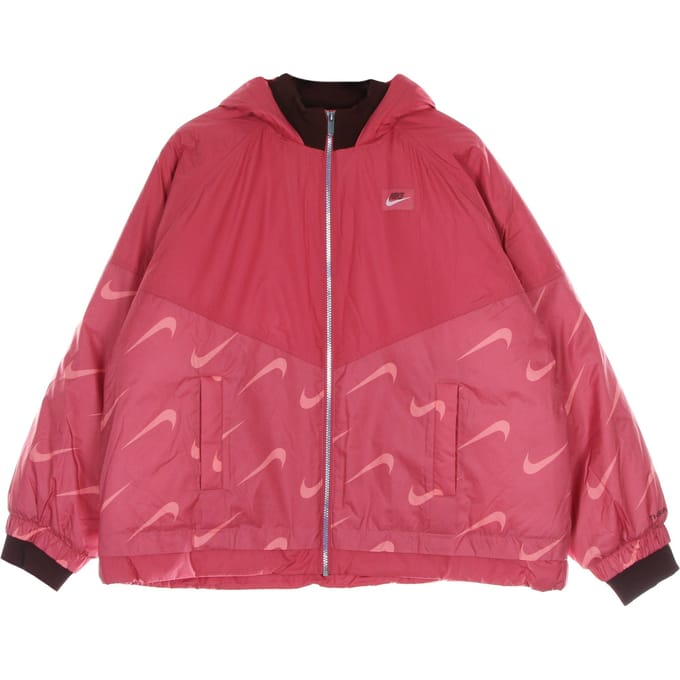Dames donsjack Therma Fit Icon Clash jack met capuchon Archaeo roze/brons Eclipse