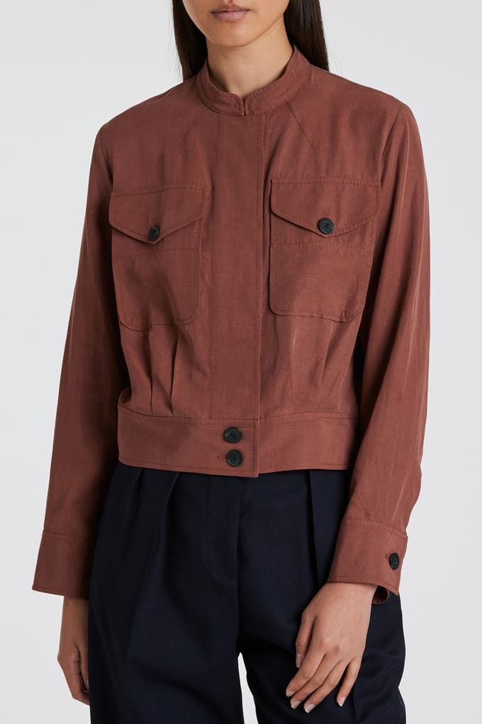 Paul Smith Womens Jacket Mauve Taglia: 44 | Giacche Outlet | Donna | Viola