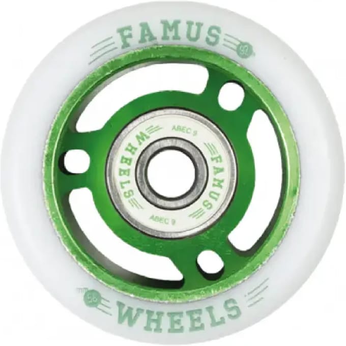 Set van 8 rollerwielen Famus Wheels 92A