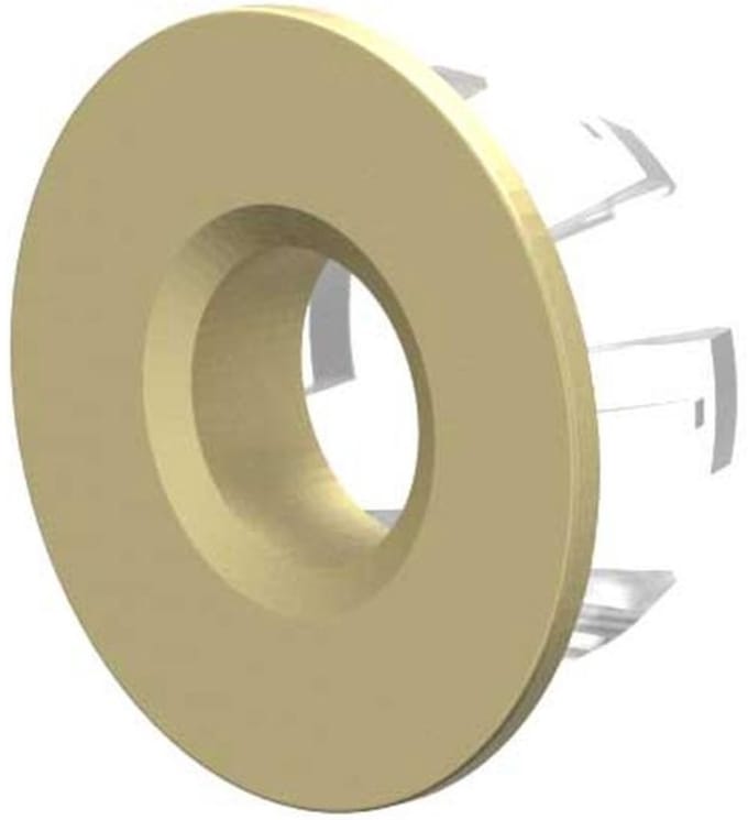 IVY Toebehoren Overloopring RVS316 geborsteld mat goud PVD