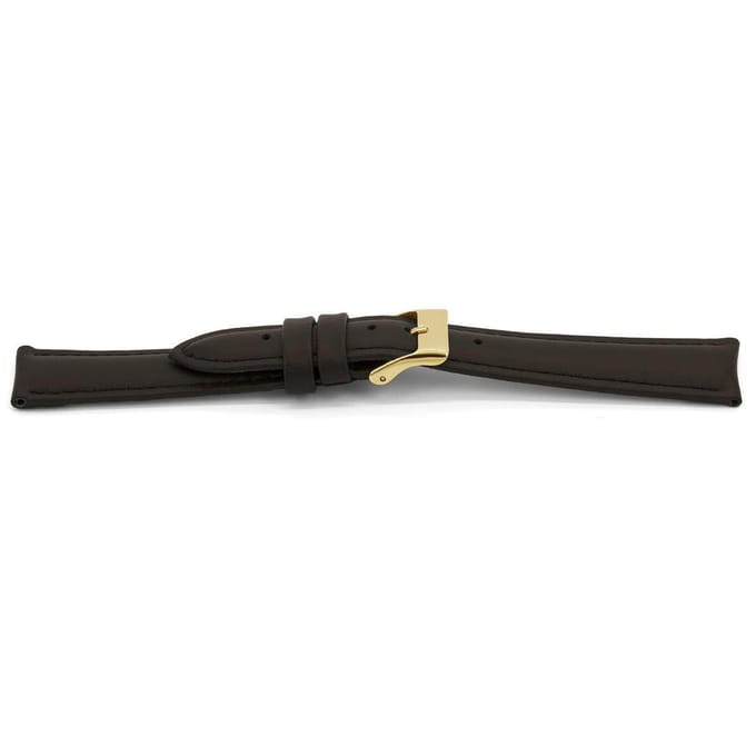 Horlogeband G346G Dover Bruin Goud 20x18 mm