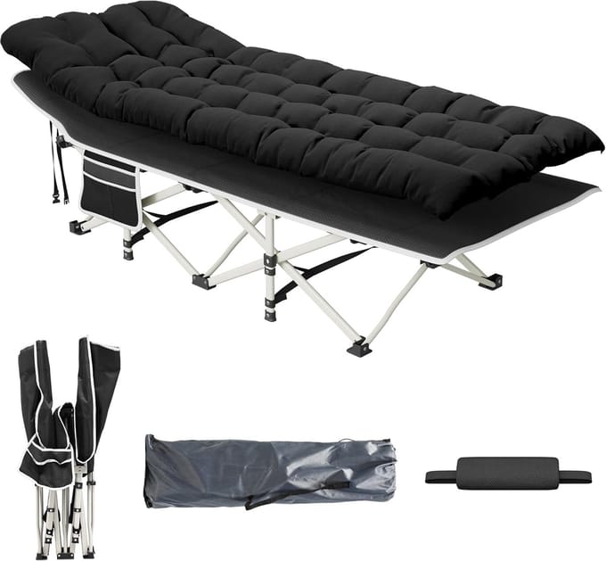 Lexium Veldbed - Kampeerbed - Veldbedden - Veldbed Kamperen - Kampeermatras