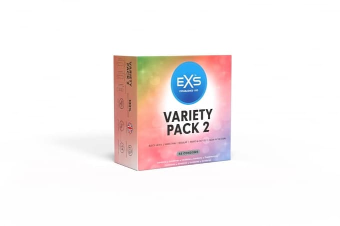 EXS assortimentsverpakking 2 - 48 condooms in 7 varianten